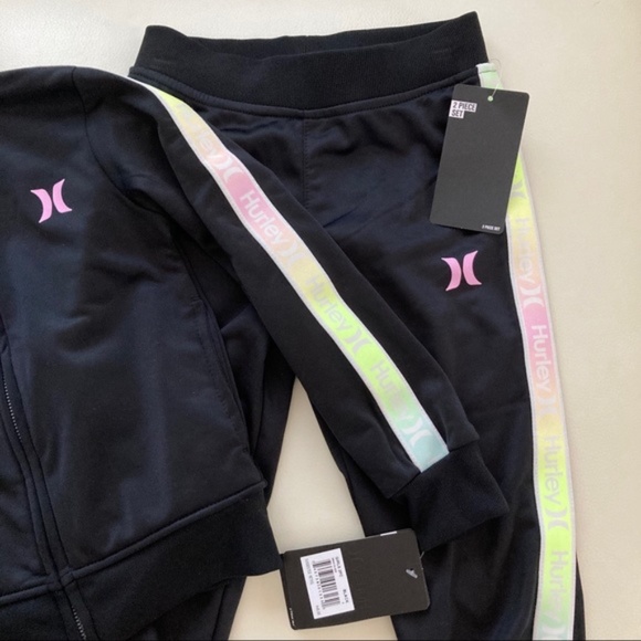 Hurley cute neon active pants set 2153 - Picture 2 of 4